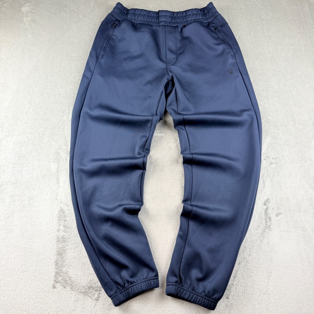 Spyder Active Men's Medium Jogger Sweatpants Navy Blue Athletic Pants